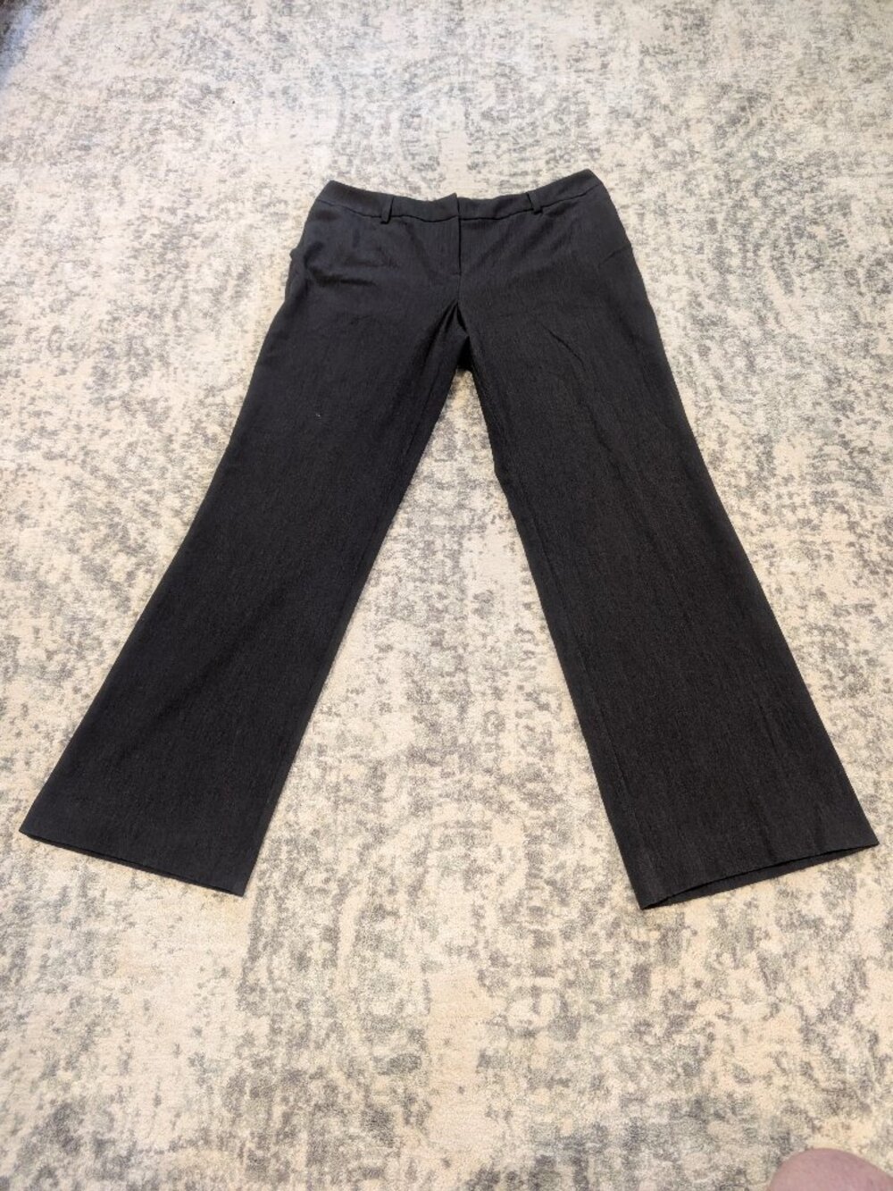 APT. 9 Curvy fit Dark Gray Dress Pants Women's Size 12 Bootcut Career Stretch